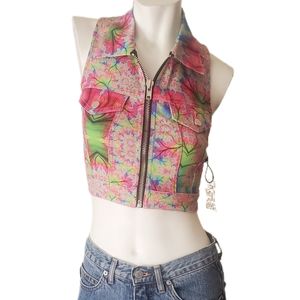 Iron Fist/24HRS trippy festival racer back vest